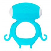 Голубое виброкольцо на пенис Sair - A-toys - в Долгопрудном купить с доставкой