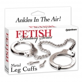 Металлические наручники Metal Leg Cuffs - Pipedream - купить с доставкой в Долгопрудном