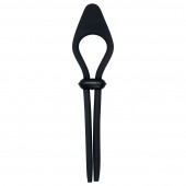 Черное эрекционное лассо с вибропулей Black Tie Affair - Zero Tolerance - в Долгопрудном купить с доставкой