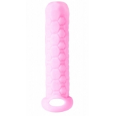 Розовый фаллоудлинитель Homme Long - 13,5 см. - Lola Games - в Долгопрудном купить с доставкой