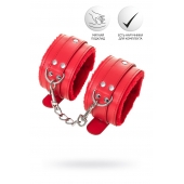 Красные оковы Anonymo из искусственной кожи - ToyFa - купить с доставкой в Долгопрудном