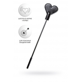 Черный стек со шлепком в форме сердца Anonymo - 35 см. - ToyFa - купить с доставкой в Долгопрудном