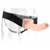 Полый страпон 8  Hollow Strap-On телесного цвета - 19 см. - Pipedream - купить с доставкой в Долгопрудном
