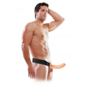 Полый страпон 8  Hollow Strap-On телесного цвета - 19 см. - Pipedream - купить с доставкой в Долгопрудном