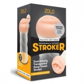 Мастурбатор-ротик ZOLO DEEP THROAT - Zolo - в Долгопрудном купить с доставкой