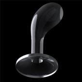 Прозрачный стимулятор простаты Flawless Clear Prostate Plug - 15 см. - Lovetoy - в Долгопрудном купить с доставкой