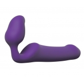 Фиолетовый безремневой страпон Queens L - Adrien Lastic - купить с доставкой в Долгопрудном