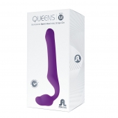 Лиловый безремневой страпон Queens M - Adrien Lastic - купить с доставкой в Долгопрудном