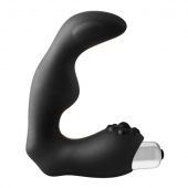 Черный вибромассажер простаты FantASStic Vibrating Prostate Massager - 11,3 см. - Dream Toys - в Долгопрудном купить с доставкой