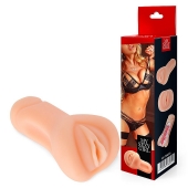 Телесный реалистичный мастурбатор в виде вагины - Bior toys - в Долгопрудном купить с доставкой