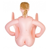 Надувная секс-кукла с реалистичной головой и поднятыми ножками - ToyFa - в Долгопрудном купить с доставкой