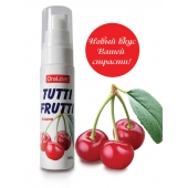 Гель-смазка Tutti-frutti с вишнёвым вкусом - 30 гр. - Биоритм - купить с доставкой в Долгопрудном