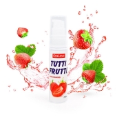 Гель-смазка Tutti-frutti с земляничным вкусом - 30 гр. - Биоритм - купить с доставкой в Долгопрудном