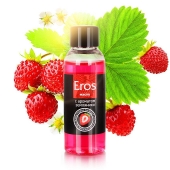 Массажное масло Eros fantasy с ароматом земляники - 50 мл. - Биоритм - купить с доставкой в Долгопрудном