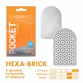 Карманный мастурбатор HEXA-BRICK - Tenga - в Долгопрудном купить с доставкой