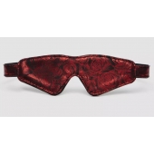 Двусторонняя красно-черная маска на глаза Reversible Faux Leather Blindfold - Fifty Shades of Grey - купить с доставкой в Долгопрудном