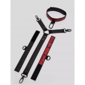 Ошейник с наручниками Reversible Faux Leather Collar and Wrist - Fifty Shades of Grey - купить с доставкой в Долгопрудном
