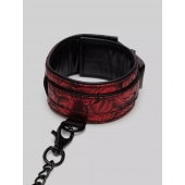 Красно-черные оковы Reversible Faux Leather Ankle Cuffs - Fifty Shades of Grey - купить с доставкой в Долгопрудном