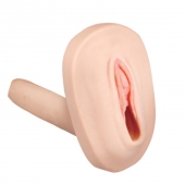 Мастурбатор-вагина с вибрацией и выносным пультом управления REALSTUFF SMOOTH   BALD - Dream Toys - в Долгопрудном купить с доставкой