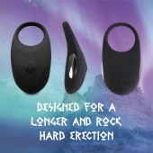 Черное эрекционное виброкольцо Thor Cockring - FeelzToys - в Долгопрудном купить с доставкой