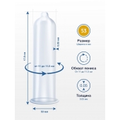 Презервативы MY.SIZE размер 53 - 10 шт. - My.Size - купить с доставкой в Долгопрудном