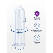 Презервативы MY.SIZE размер 69 - 3 шт. - My.Size - купить с доставкой в Долгопрудном