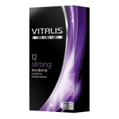 Презервативы с утолщённой стенкой VITALIS PREMIUM strong - 12 шт. - Vitalis - купить с доставкой в Долгопрудном