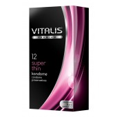 Ультратонкие презервативы VITALIS PREMIUM super thin - 12 шт. - Vitalis - купить с доставкой в Долгопрудном