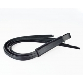 Черная кожаная плеть  Клео  - 60 см. - Sitabella - купить с доставкой в Долгопрудном