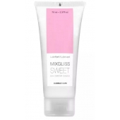 Смазка на водной основе Mixgliss Sweet с ароматом бабл-гам - 70 мл. - Mixgliss - купить с доставкой в Долгопрудном