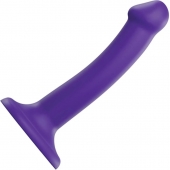 Фиолетовый фаллоимитатор-насадка Strap-On-Me Dildo Dual Density size S - 17 см. - Strap-on-me - купить с доставкой в Долгопрудном