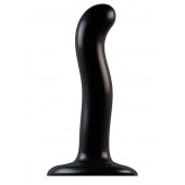 Черный фаллоимитатор-насадка Strap-On-Me P G spot Dildo size S - 16,4 см. - Strap-on-me - купить с доставкой в Долгопрудном