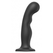 Черная насадка Strap-On-Me Dildo Plug P G size XXL - Strap-on-me - купить с доставкой в Долгопрудном