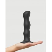 Черная насадка Strap-On-Me Dildo Geisha Balls size XL - Strap-on-me - купить с доставкой в Долгопрудном
