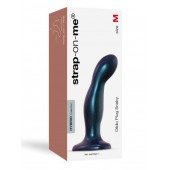 Темно-синяя насадка Strap-On-Me Dildo Plug Snaky size M - Strap-on-me - купить с доставкой в Долгопрудном