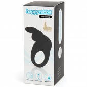 Черное эрекционное виброкольцо Happy Rabbit Rechargeable Rabbit Cock Ring - Happy Rabbit - в Долгопрудном купить с доставкой