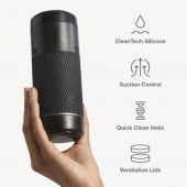 Черный мастурбатор с контролем всасывания Arcwave Pow Stroker - Arcwave - в Долгопрудном купить с доставкой