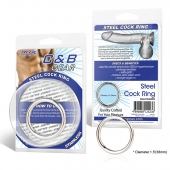 Стальное эрекционное кольцо STEEL COCK RING - 4.5 см. - BlueLine - в Долгопрудном купить с доставкой