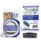 Кольцо на пенис из искусственной кожи на липучке VELCRO COCK RING - 5 см. - BlueLine - в Долгопрудном купить с доставкой