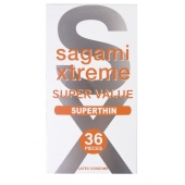 Ультратонкие презервативы Sagami Xtreme Superthin - 36 шт. - Sagami - купить с доставкой в Долгопрудном