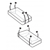 Фиксаторы для кровати WRAPAROUND MATTRESS RESTRAIN - Pipedream - купить с доставкой в Долгопрудном