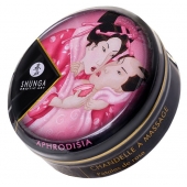 Массажная свеча Rose Petals с ароматом розы - 30 мл. - Shunga - купить с доставкой в Долгопрудном