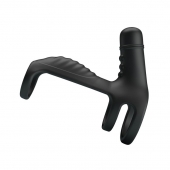 Черная вибронасадка на пенис Vibrating Penis Sling - Baile - в Долгопрудном купить с доставкой