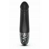 Черный вибратор с электростимуляцией Real Deal Neal - 16,5 см. - MyStim - купить с доставкой в Долгопрудном