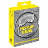 Прозрачная насадка на пенис Piss Play Sleeve для игр с мочеиспусканием - Orion - купить с доставкой в Долгопрудном