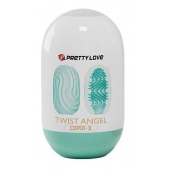 Бирюзовый мастурбатор-яйцо Twist Angel - Baile - в Долгопрудном купить с доставкой