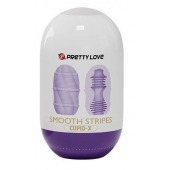 Сиреневый мастурбатор-яйцо Smooth Stripes - Baile - в Долгопрудном купить с доставкой