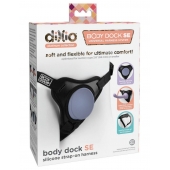 Черные трусики для страпона Body Dock SE на регулируемых ремнях - Pipedream - купить с доставкой в Долгопрудном