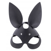 Черная гладкая маска  Зайка  с длинными ушками - Crazy Handmade - купить с доставкой в Долгопрудном