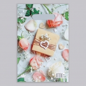 Полиэтиленовый пакет  Подарочек  с вырубной усиленной ручкой - 20 х 30 см. - Сима-Ленд - купить с доставкой в Долгопрудном